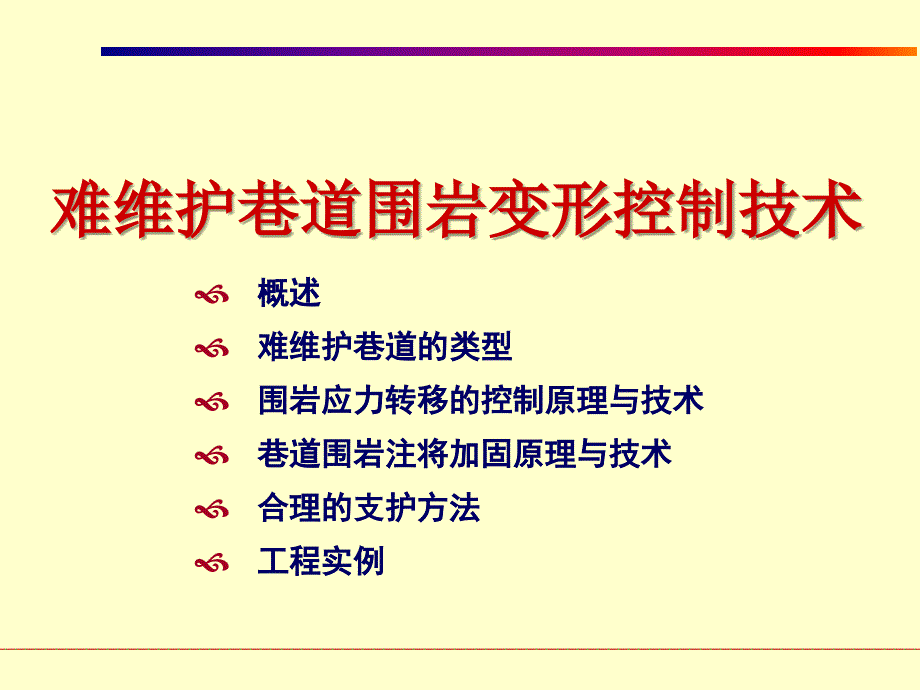 井巷工程难维护巷道围岩变形控制技术_第1页