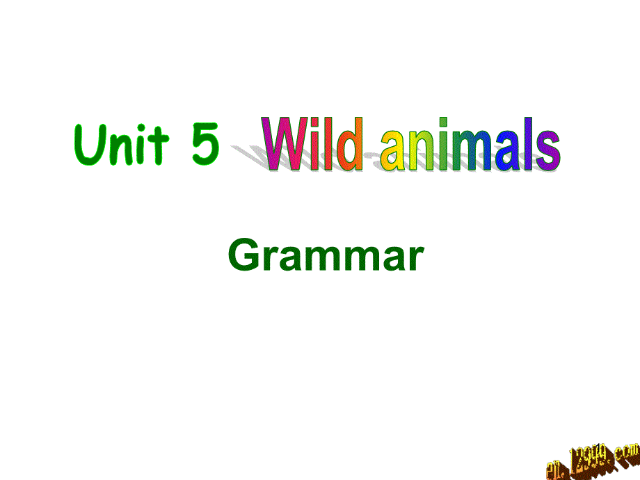 8AUnit5Grammar课件_第1页