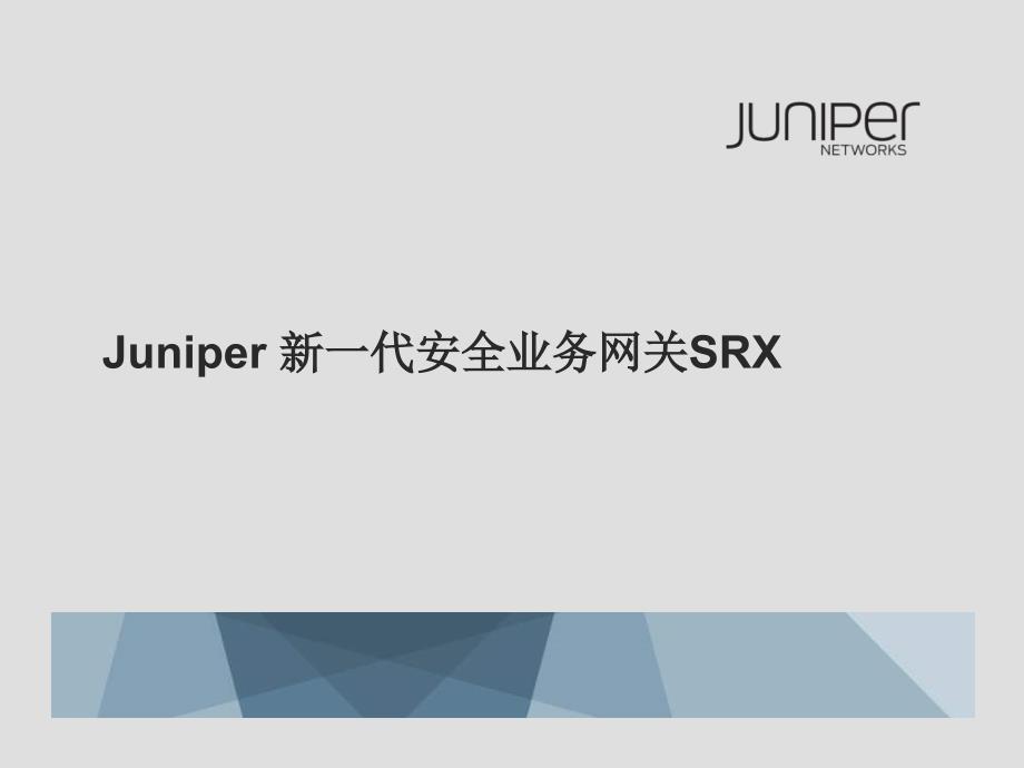 JuniperSRX系列_新一代业务网关_第1页