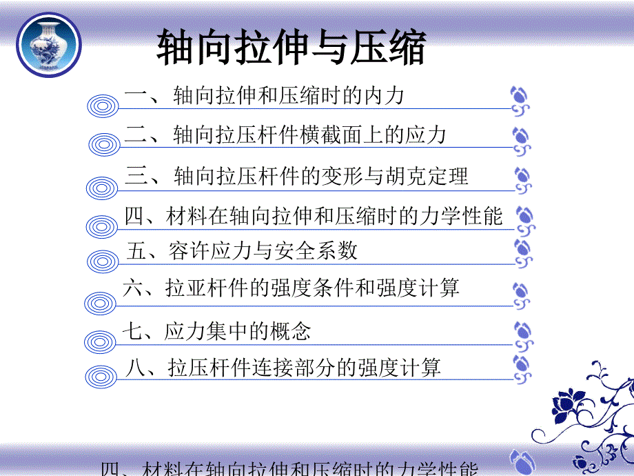 建筑力学 第六章 轴向拉伸与压缩_第1页