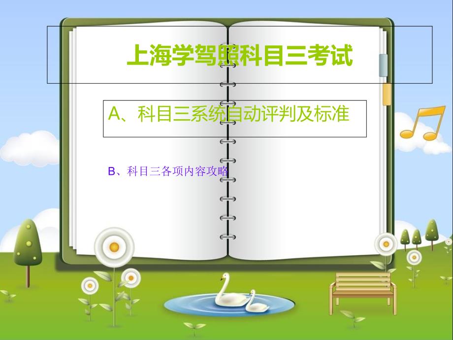 中国上海驾照科目三考试攻略和电脑评分及标准_第1页