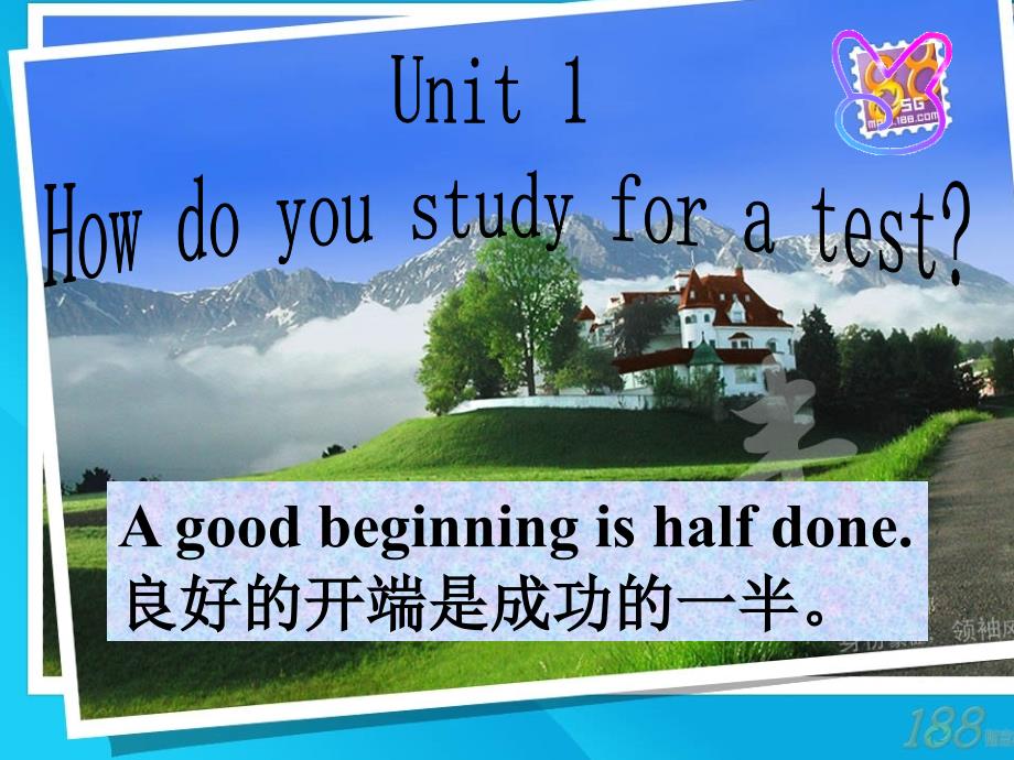 人教新目标英语九年级Unit 1 How do you study for a test Section A课件_第1页