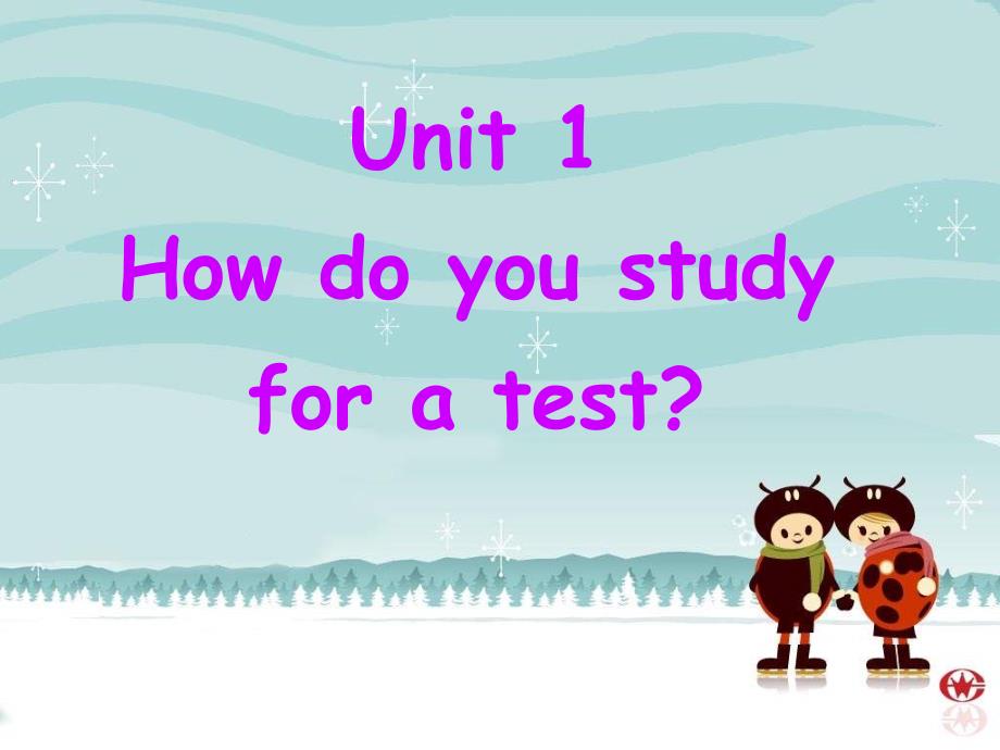 人教新目标版英语九《Unit 1 How do you study for a test》课件（二）_第1页