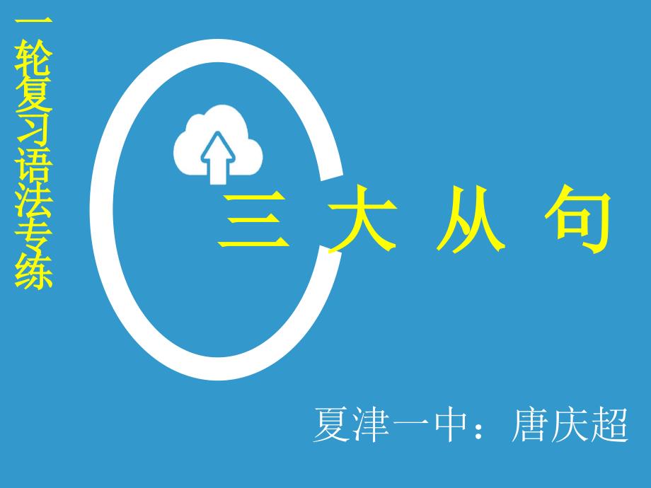 高三一轮复习专题3：三大从句复习课件_第1页