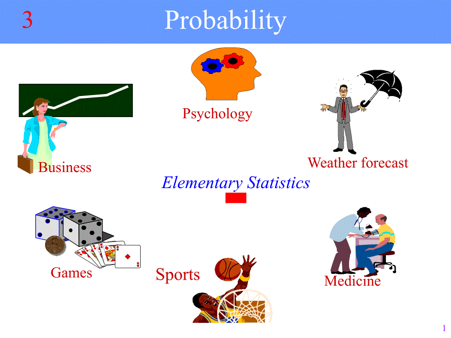 Chapter 3 Probability Statistics 统计学 英文教材_第1页