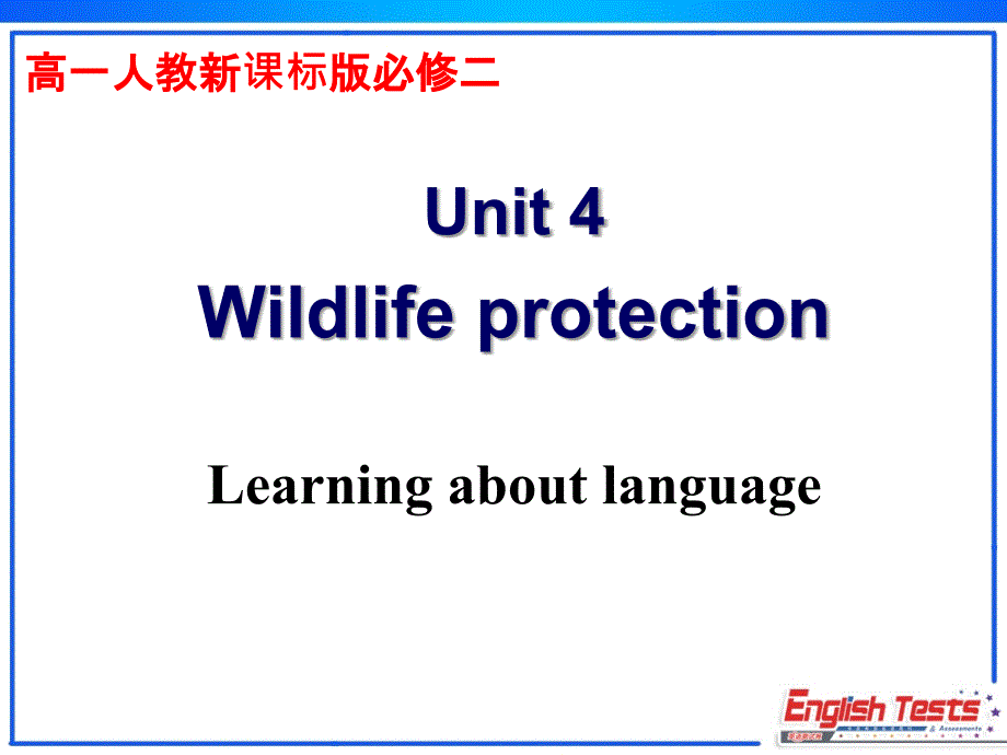 高中英语必修二：Unit4 Learning about language_第1页