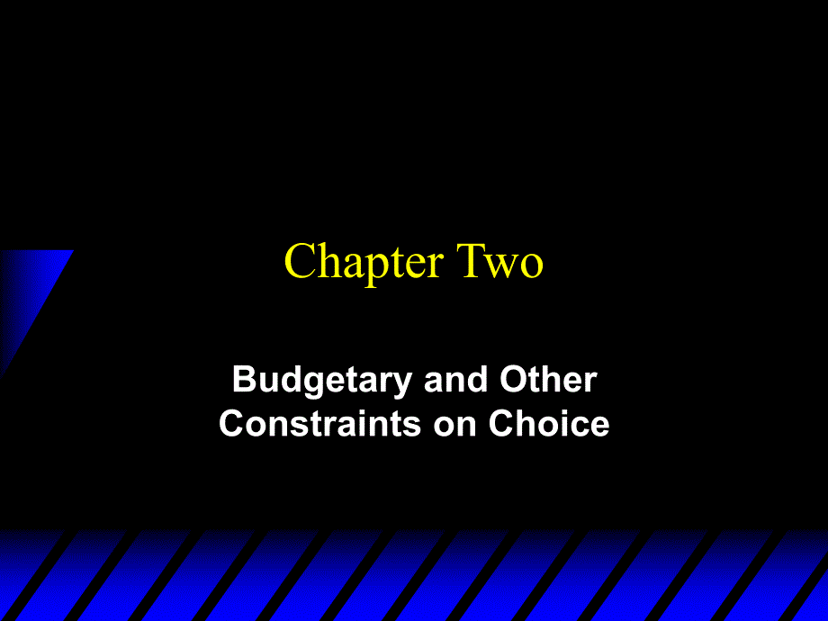 Varian_Chapter02_Budget Constraint_第1页