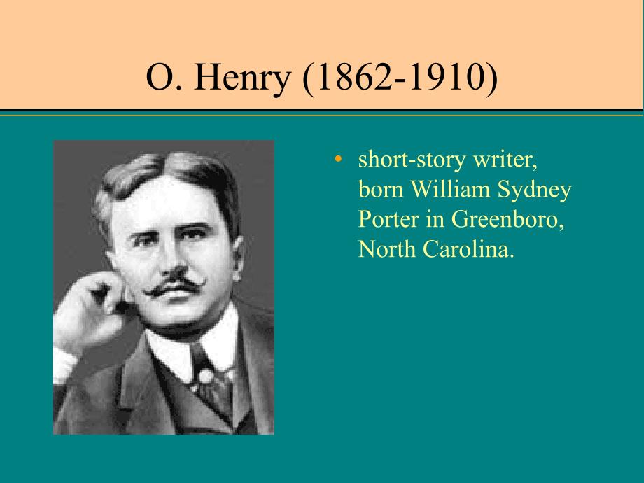 O.Henry& Henry James_第1页