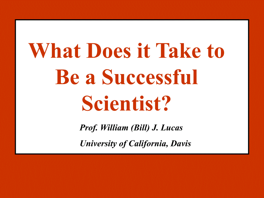 what did it take to be a successful scientist_第1页