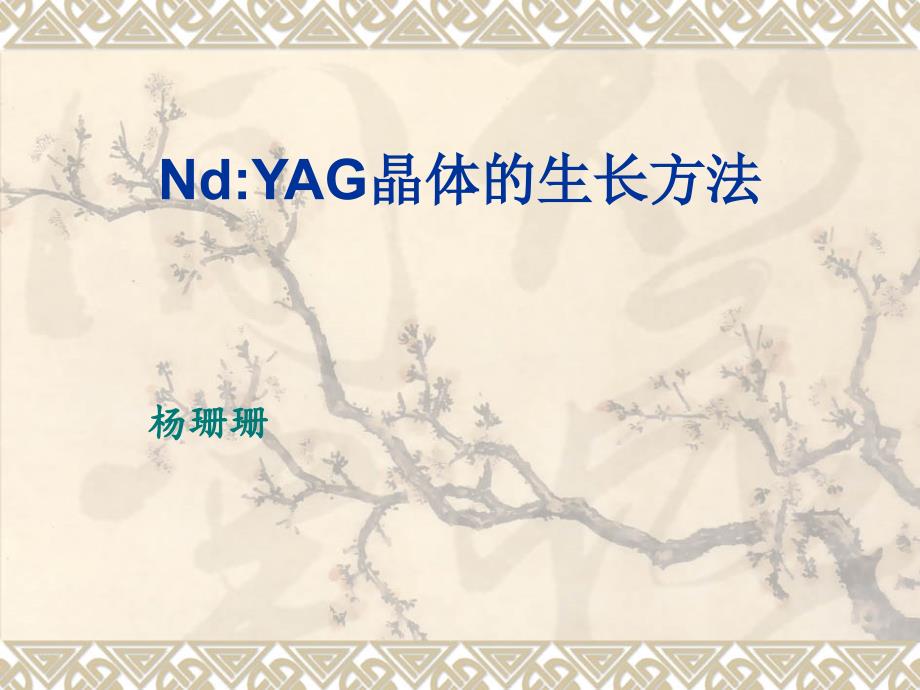 YAG基质激光晶体生长_第1页