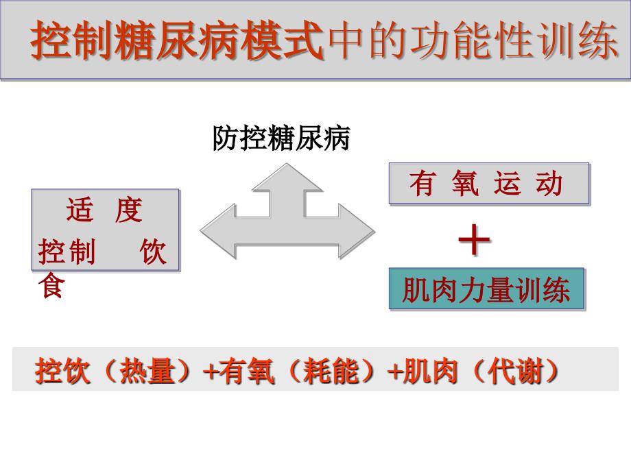 修身养性、自我提升发展模式：领导干部健康管理(控制糖尿病的功能性训练)_第1页