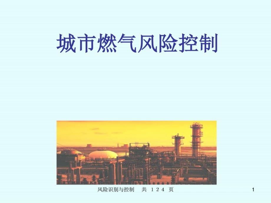 城市燃气项目治理的hse理念和风险识别与操纵(城市燃气_第1页