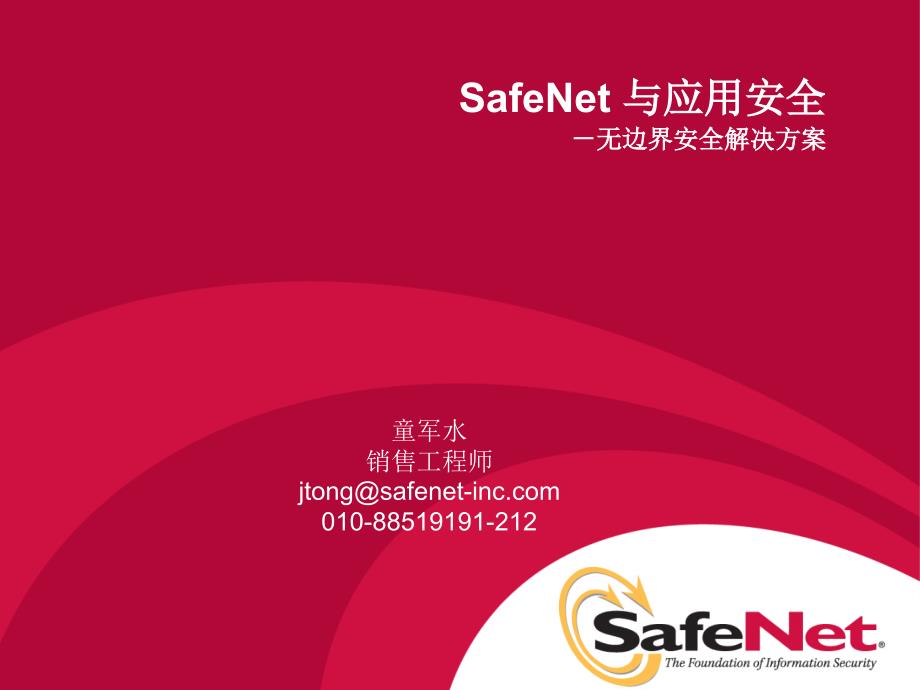 SafeNet安全解决方案070620_第1页