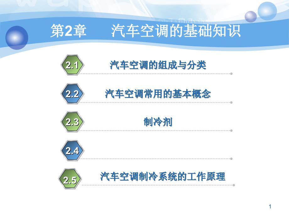 2汽车空调的基础知识_第1页