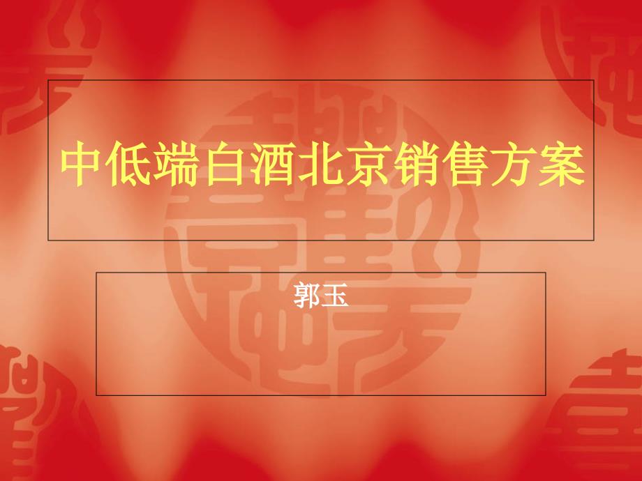 广告策划-北京白酒销售方案_第1页