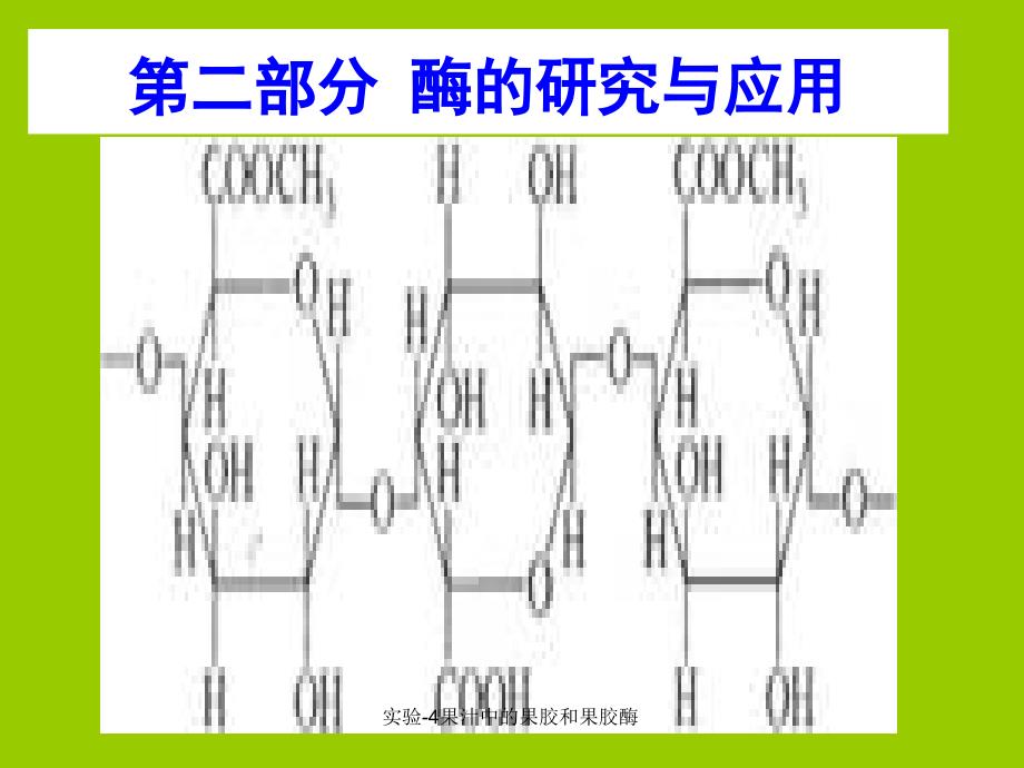 实验-4果汁中的果胶和果胶酶课件_第1页