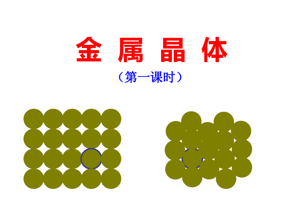 金属晶体ppt课件_第1页