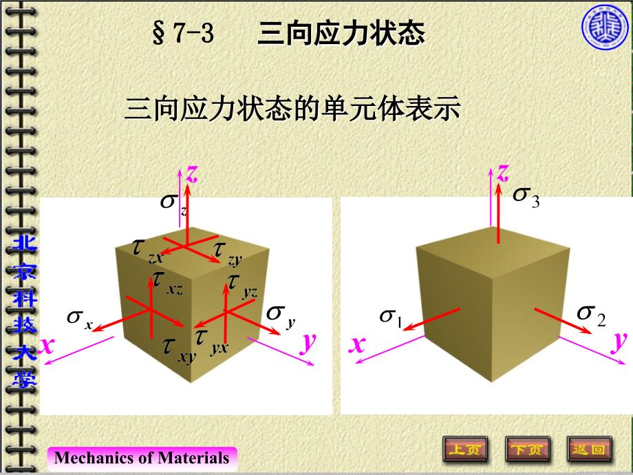 应力状态-三向应力状态&广义胡克定律_第1页