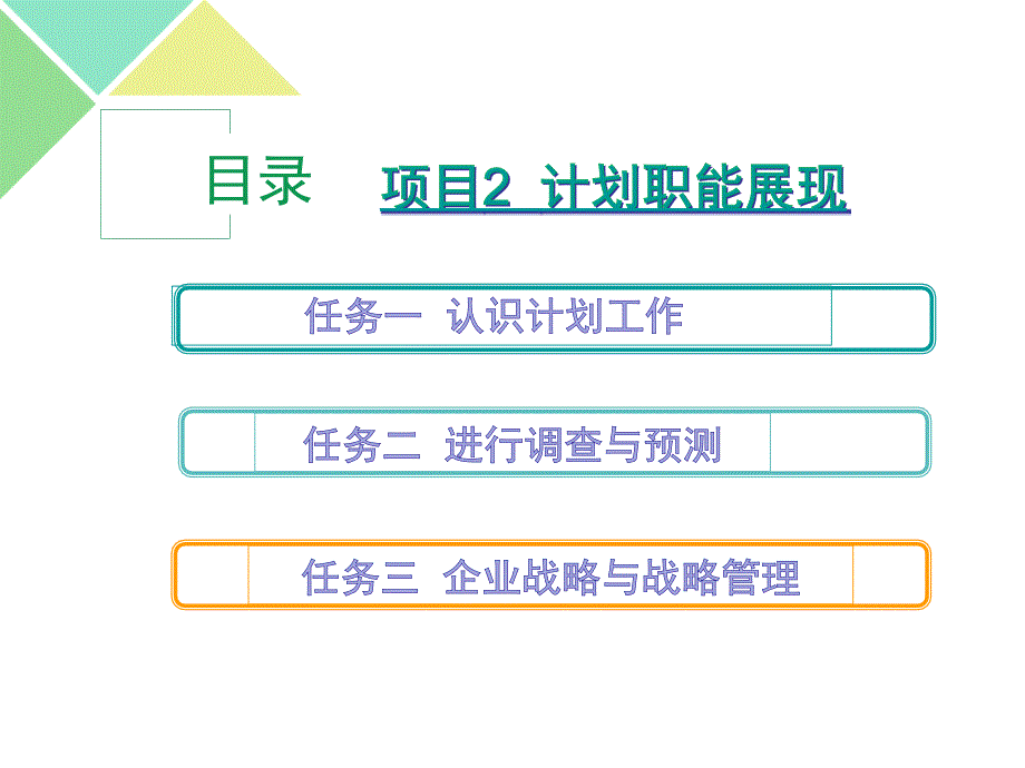 管理学基础项目二课件_第1页