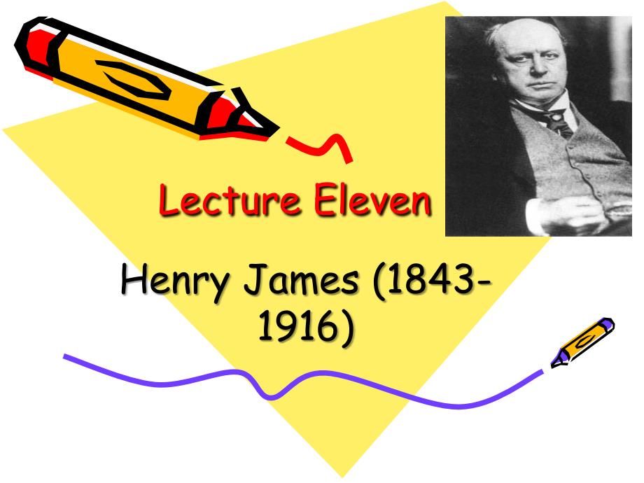 美国文学史之henry james_第1页