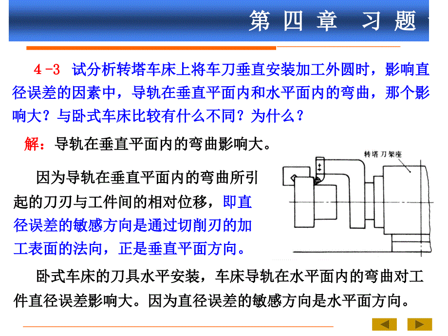 机械制造技术基础B 第四章 习题讲解_第1页