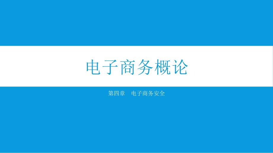 第四章电子商务安全选编课件_第1页