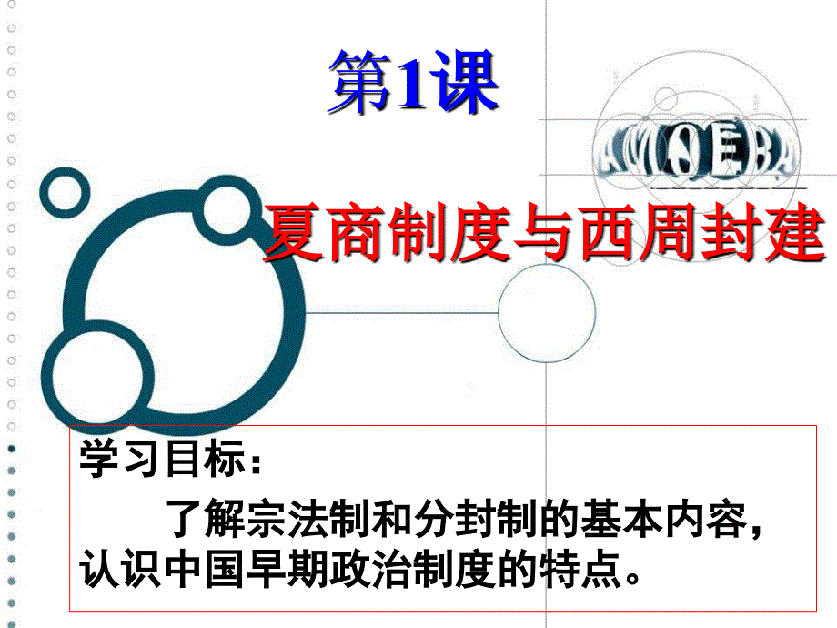 夏商制度与西周封建(模拟课堂)课件_第1页