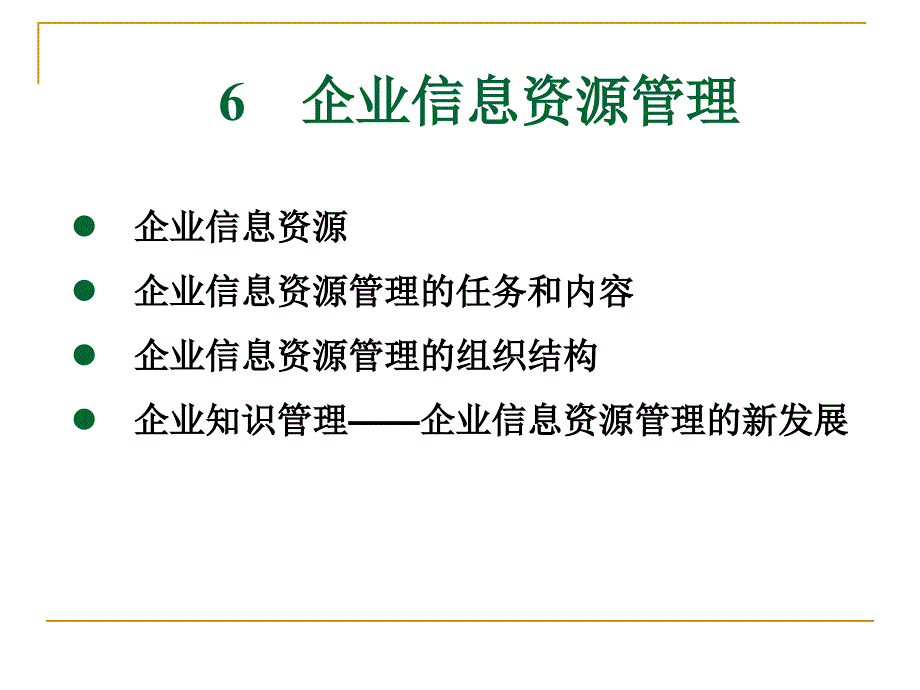 第七章 企业信息资源管理_第1页