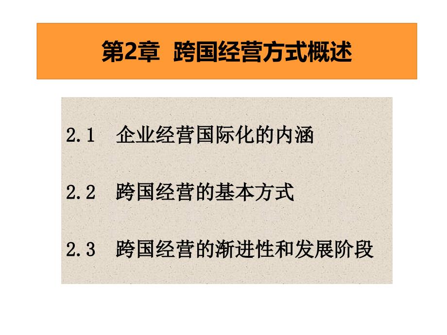 跨国经营方式与外部环境课件_第1页