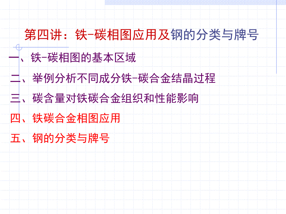 铁-碳相图应用及钢的分类与牌号_第1页