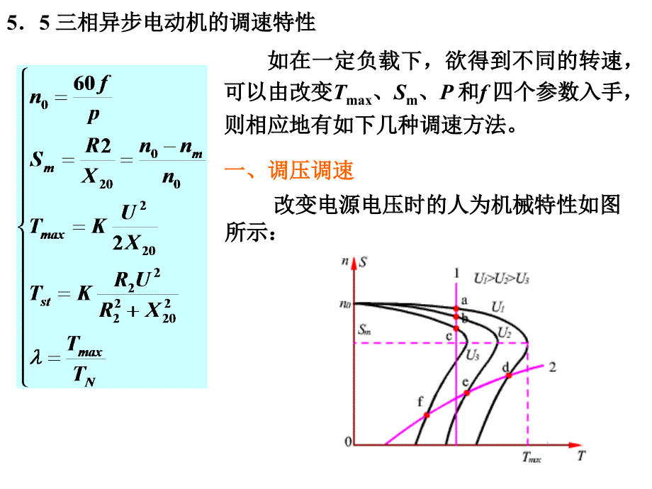 三相异步电动机的调速特性_第1页