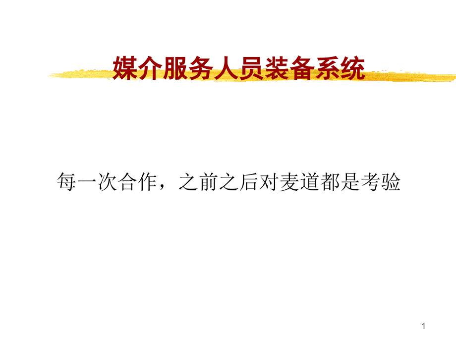 广告媒介服务人员装备系统_第1页