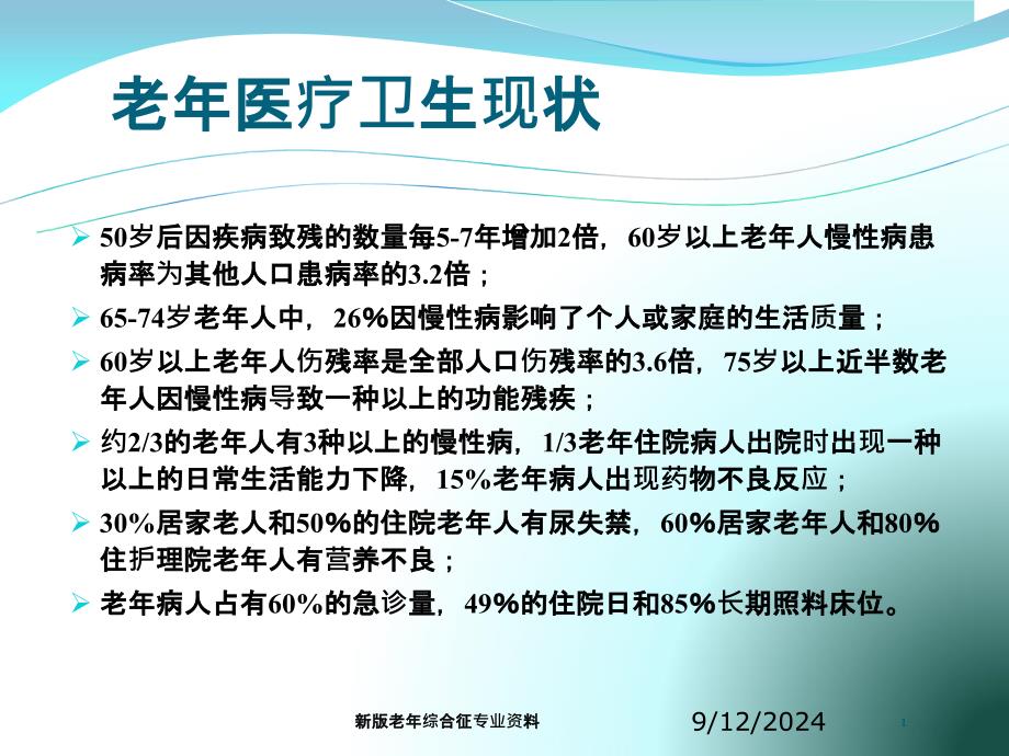 新版老年综合征专业资料培训ppt课件_第1页