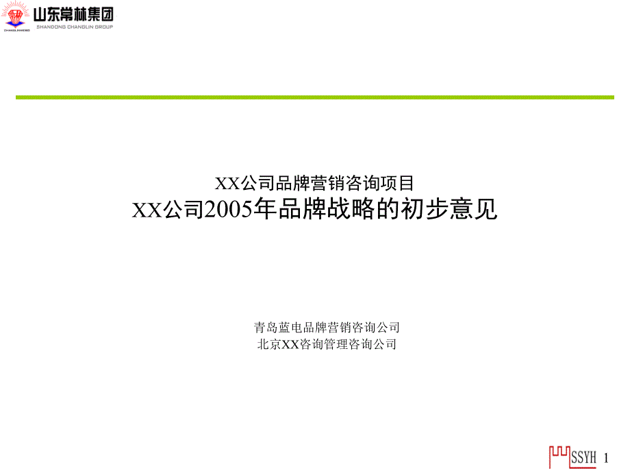 某集团品牌战略的初步意见_第1页