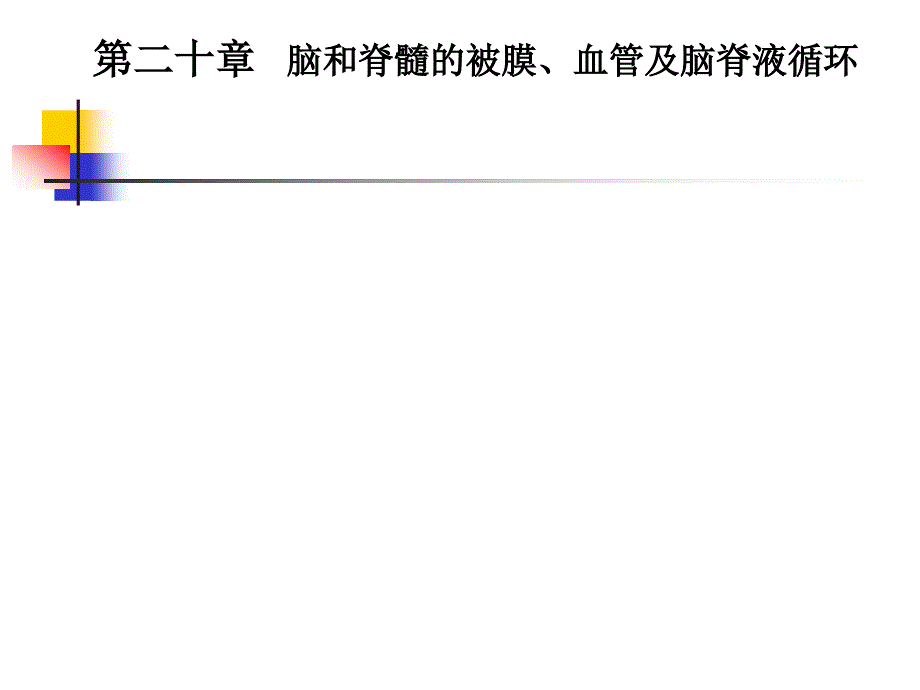 6-脑和脊髓的被膜、血管及脑脊液_第1页