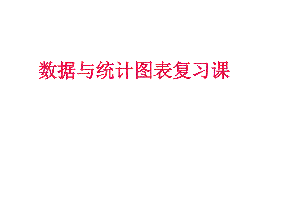 6.6-第6章数据与统计图表复习课_第1页