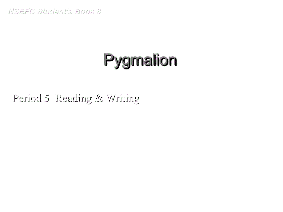 高中英语Unit4ReadingWritingppt课件新人教版选修_第1页