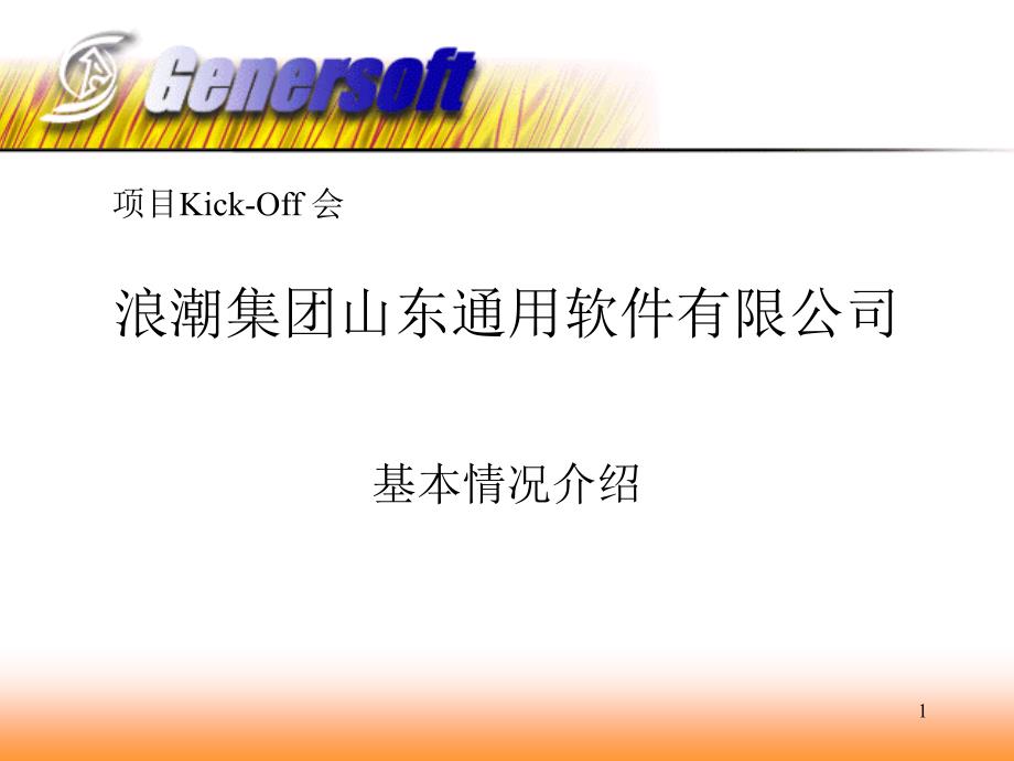 浪潮通软项目情况介绍课件_第1页