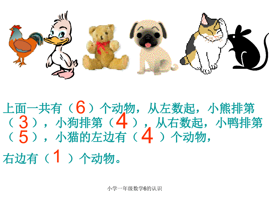 小学一年级数学6的认识课件_第1页