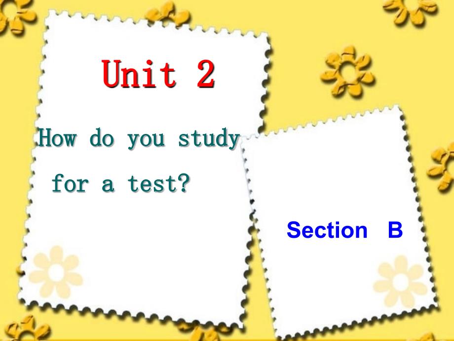 how do you study for a test 第三课时_第1页