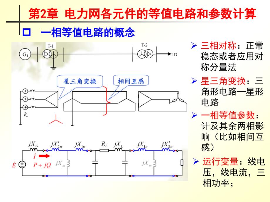 《电力系统分析》第2章电力网各元件的等值电路和参数计算课件_第1页