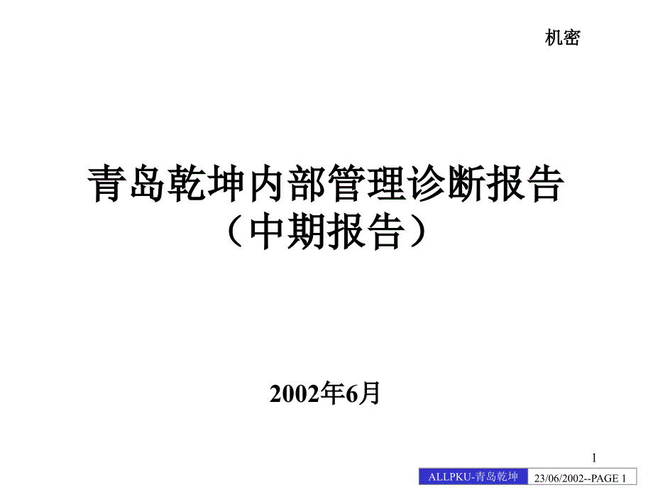 XX集团的企业诊断书_第1页