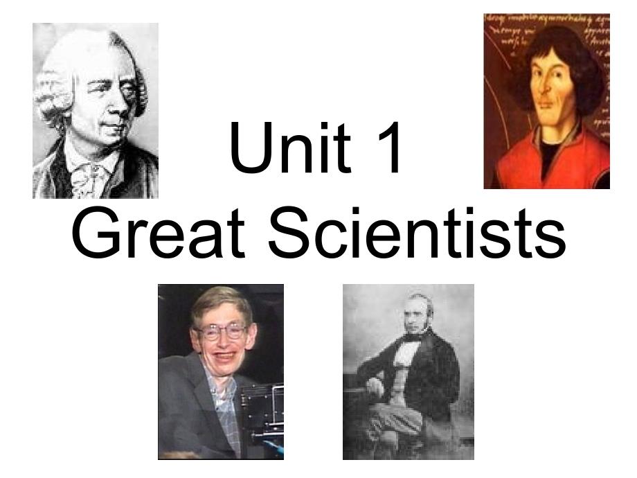 高中英语 Unit 1 Great scientists-Warming up & reading 课件 新人教版必修5_第1页