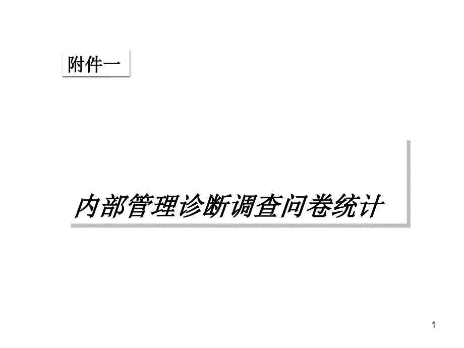 XX诊断问卷调查统计—华彩咨询集团经_第1页