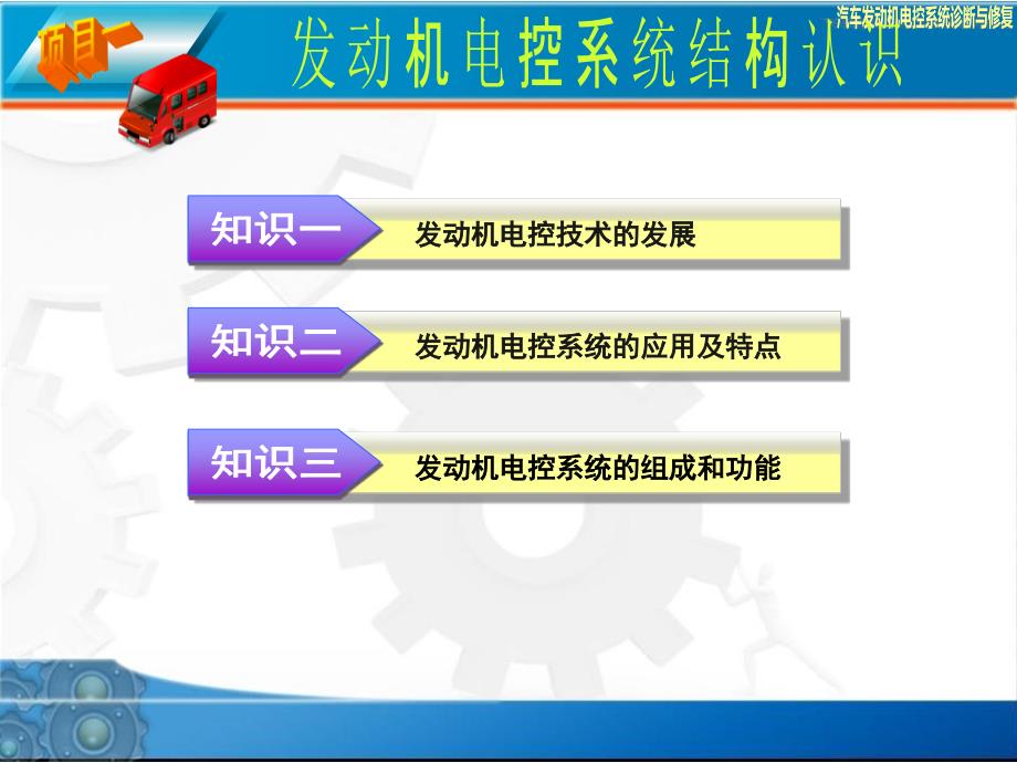 项目一发动机电控系统结构认识_第1页