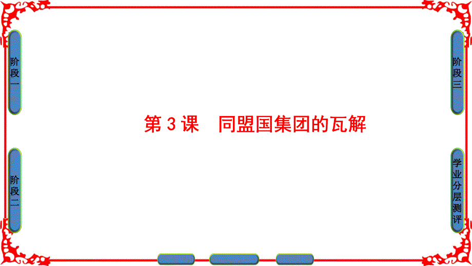 16-17年高中人教版历史ppt课件选修三第一单元第3课同盟国集团瓦解_第1页