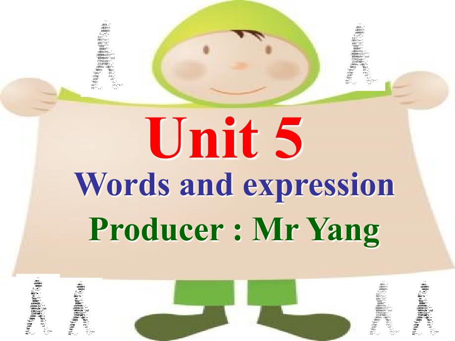 Unit-5单词讲解资料课件_第1页