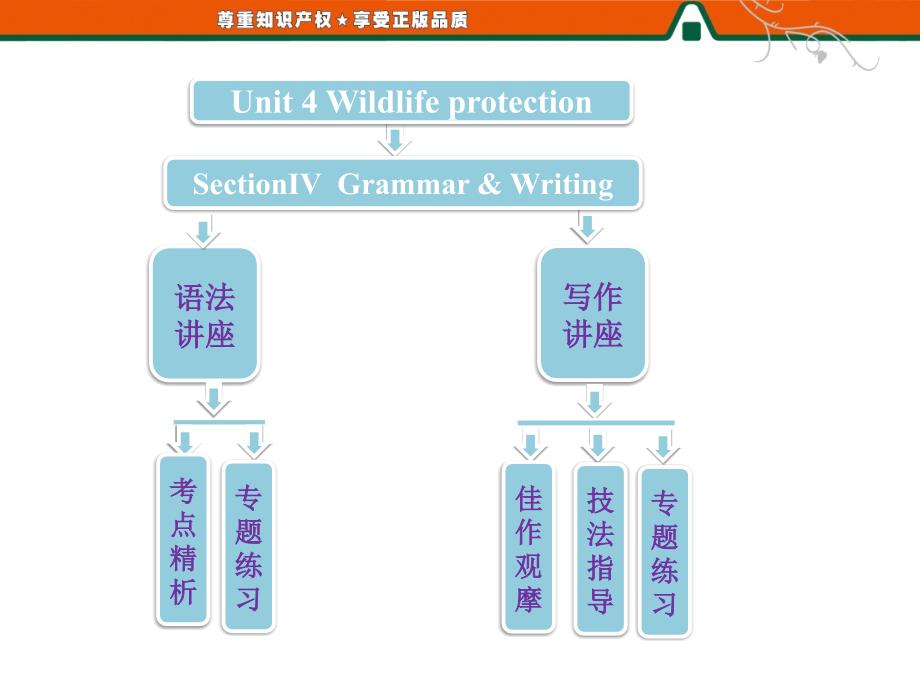 高中英语人教版必修二教学课件Unit 4Section Ⅳ Grammar & Writing_第1页