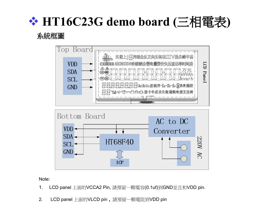 HT16C23G demo board 规划(三相电表)_第1页