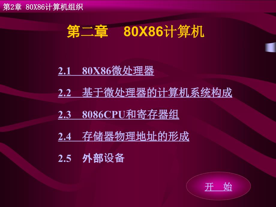 IBM-PC汇编语言程序设计第2章 80X86计算机组织_第1页